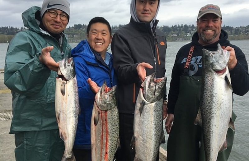 chinooki salmon caught in oregon